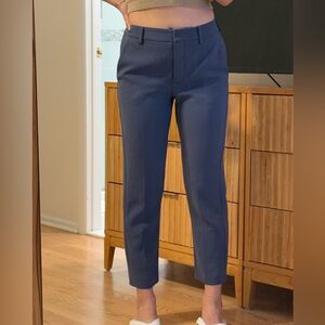 Aritzia Babaton Blue Dress Pants Tailored Slim Fit